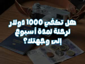 هل تكفي 1000 دولار لرحلة لمدة أسبوع إلى وجهتك؟